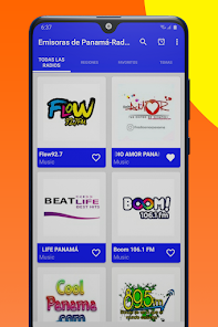 Screenshot 7 Emisoras de Panama - Radios fm android
