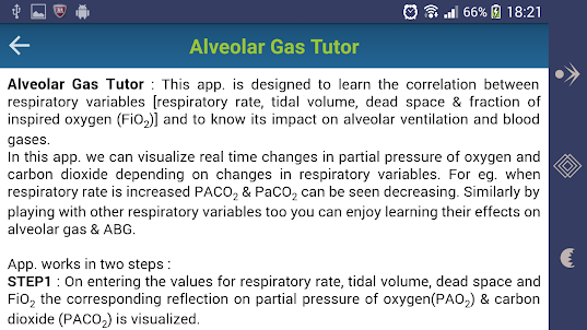 Alveolar Gas Tutor