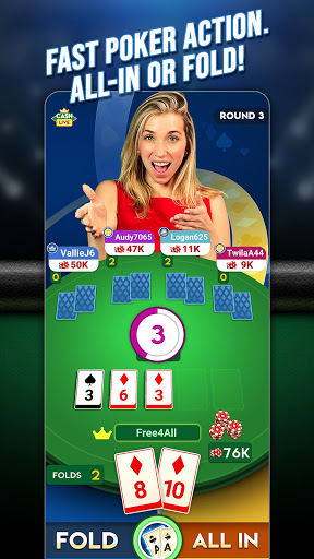 Android application Cash Live: Play Poker Online screenshort