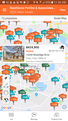 Android application NextHome Mobile Connect screenshort