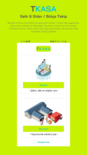 Android application TKasa screenshort