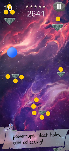 Android application Asteroid Jump screenshort