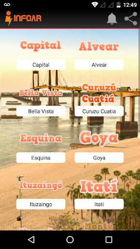 Android application Infoar Corrientes screenshort