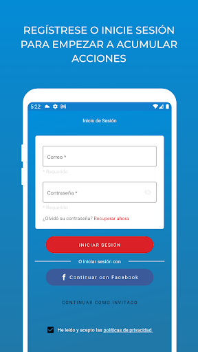 Android application Santa Lucía screenshort