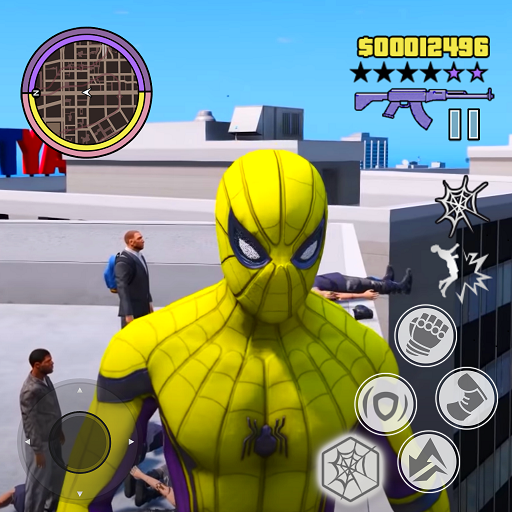 Spider hero battle:Super Fight