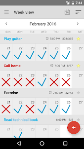Goal & Habit Tracker Calendar