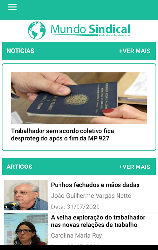 Mundo Sindical Screen 2