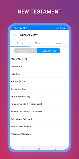 Ewe and English Bible offline screenshot 3
