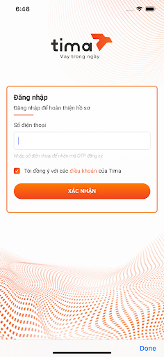 Android application Tima Care screenshort
