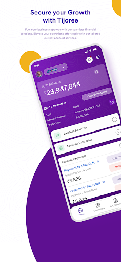 Android application Tijoree Money screenshort