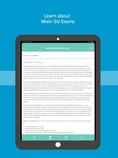 AUA Medical Student Curriculum