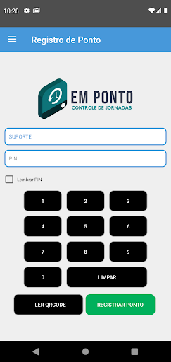 Android application Em Ponto screenshort