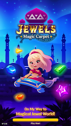 Jewels Magic Carpet : Match3のおすすめ画像1