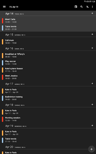 Screenshot of Simple Calendar - Plan Easily