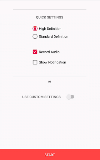 Android application Screen Recorder : RV Recorder screenshort