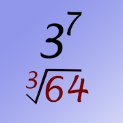 Exponent Power and nth Root Calculator (Numerical)  Icon