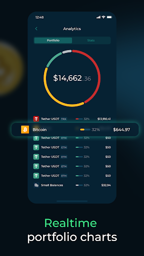 Arctic: Crypto Bitcoin Wallet Screen 3