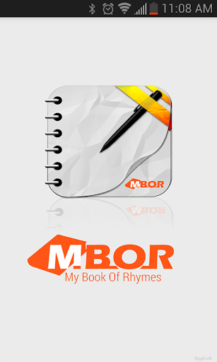 Android application MBOR (My Book Of Rhymes) screenshort