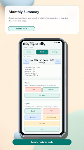 Daily Report Entry screenshot 3