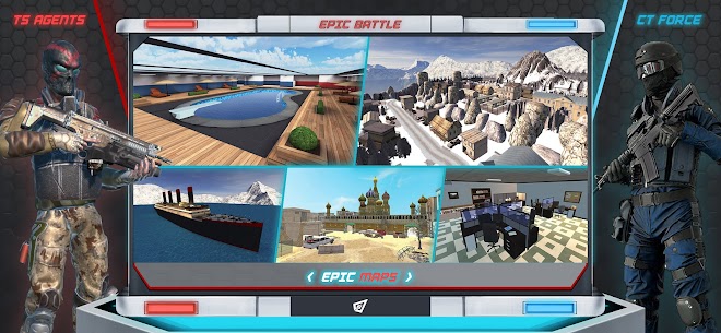 Epic Battle MOD APK: CS GO Mobile Game (Unlimited Bullet) 3