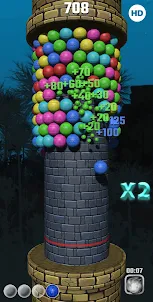 Bubble tower 3D : Ball blast