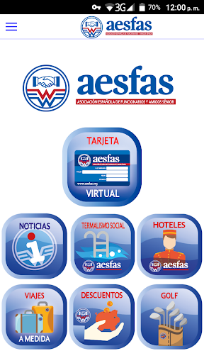 Android application AESFAS screenshort