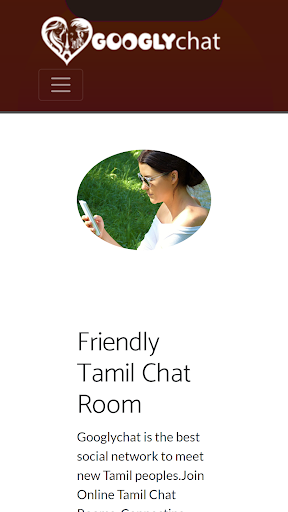 Googlychat: Tamil chat Rooms Screen 2