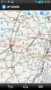 鉄道運行情報路線図