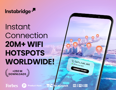 WiFi Passwords Map Instabridge 1