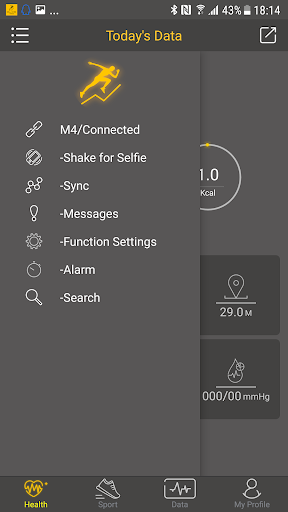 Android application SLIDE FITNESS screenshort