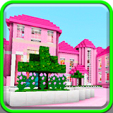 Pink dollhouse games map for MCPE roblox ed. icon