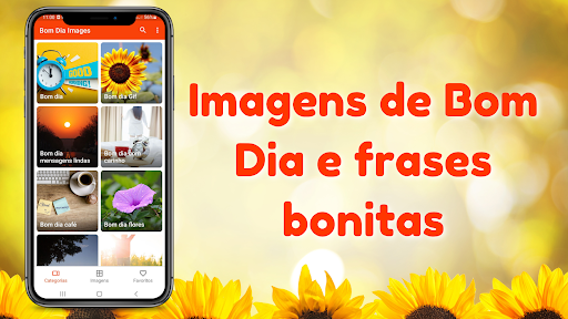Android application Imagem com Mensagem de Bom Dia screenshort
