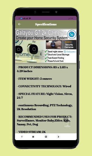 GALAYOU G7 Wi-Fi Camera Guide Screen 3