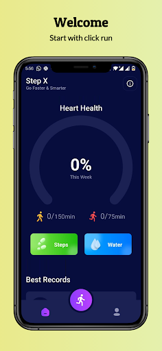 Step X - Step Count Tracker Screen 2
