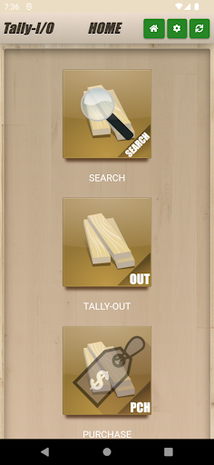 Android application Tally-Out screenshort