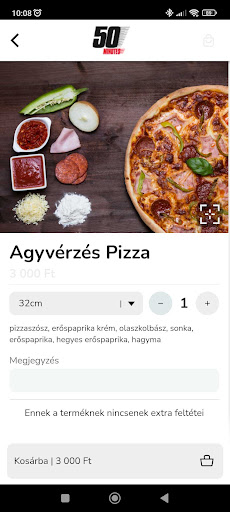 50minutes Pizza Screen 3