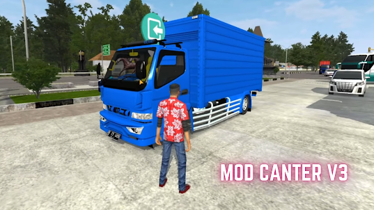 Mod Truck Canter Box V3 Bussid