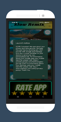 Android application Slow Remix Mp3 offline screenshort