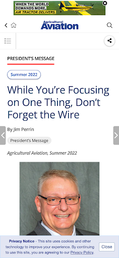 Agricultural Aviation Magazine Screen 2