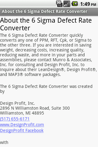 Six Sigma Defect Conv Lite Screen 3