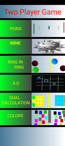 Android application 2 Player Game screenshort