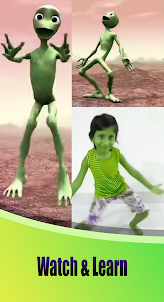 Dance Fever: Green alien dance