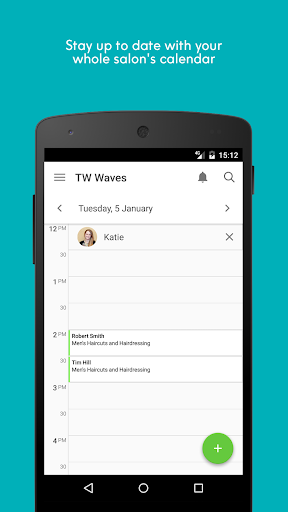 Android application Treatwell Connect screenshort