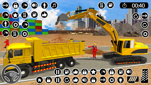 US Construction Games Sim JCB Screen 2