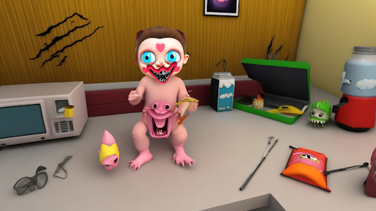 Scary Baby Pink Game 3D