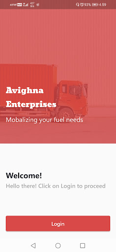 Android application Avighna screenshort