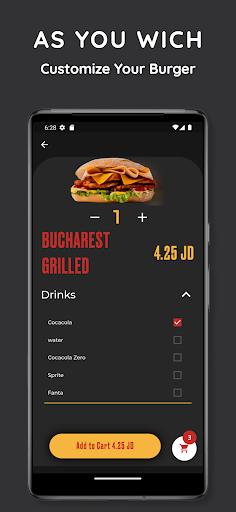 FireFly Burger Screen 3