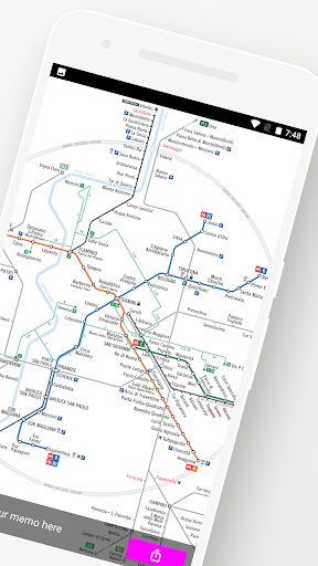 ROME METRO BUS TRAVEL MAP Screen 2