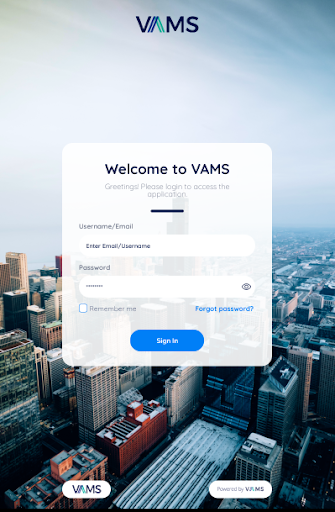 VAMS Kiosk Screen 2