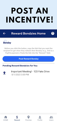 Bondzy Screen 2
